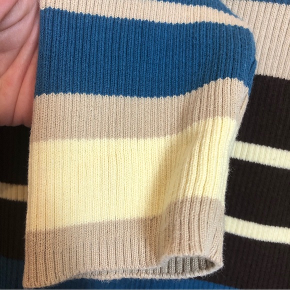 Reference Point New York Ribbed Striped Turtleneck Sweater. Size L - Picture 2 of 5